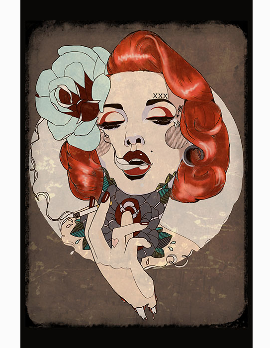 Smoking Hot Art Print
