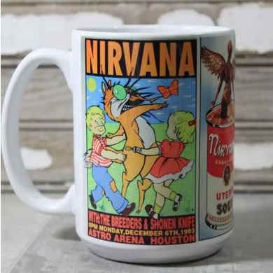 Nirvana Concert Poster Mug