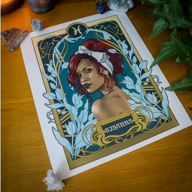 Zodiac Portrait Art Prints