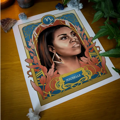 Zodiac Portrait Art Prints
