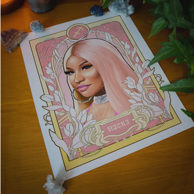 Zodiac Portrait Art Prints