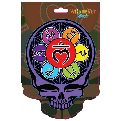 Grateful Dead Chakra Stealie Sticker