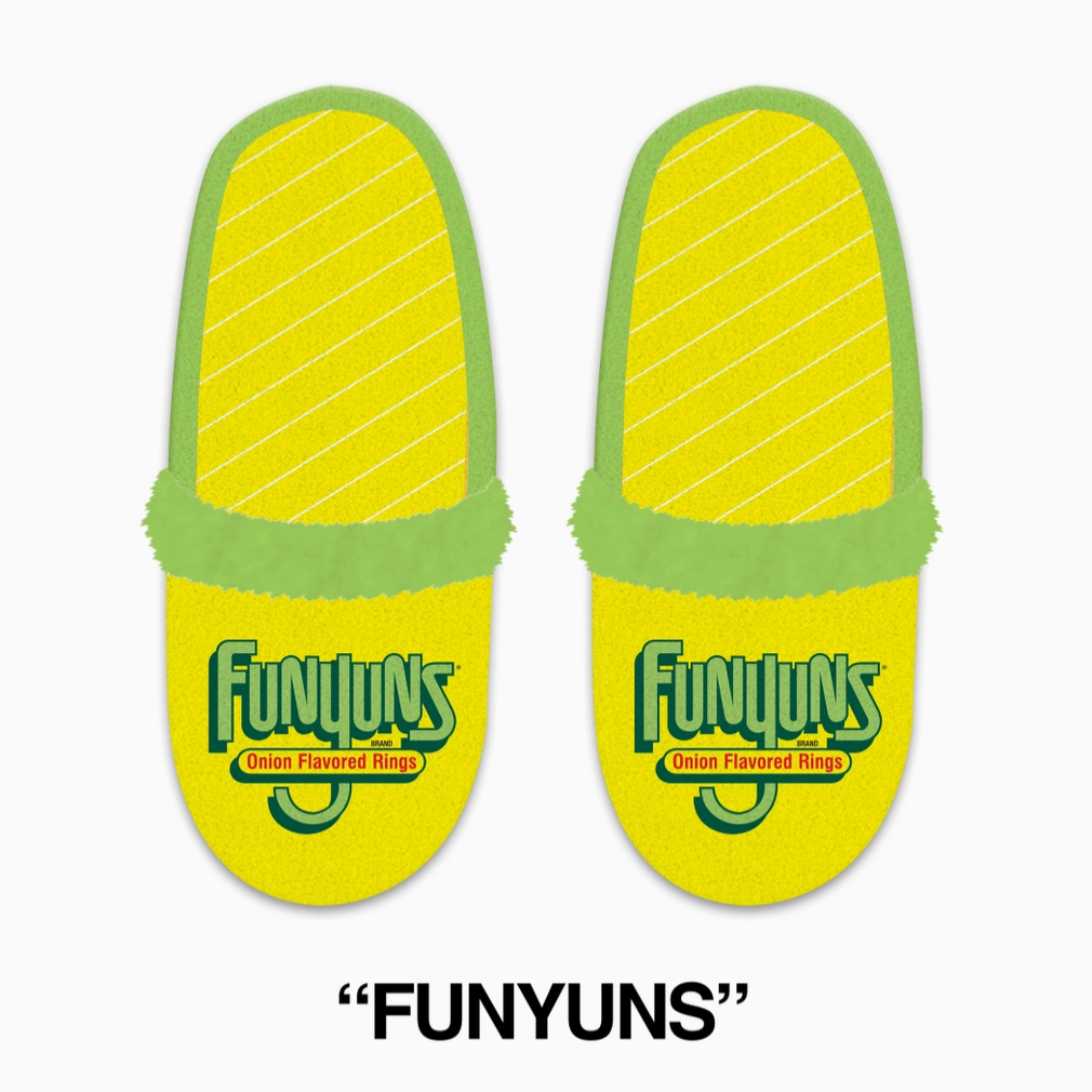 Funyuns Fuzzy Slide Slippers