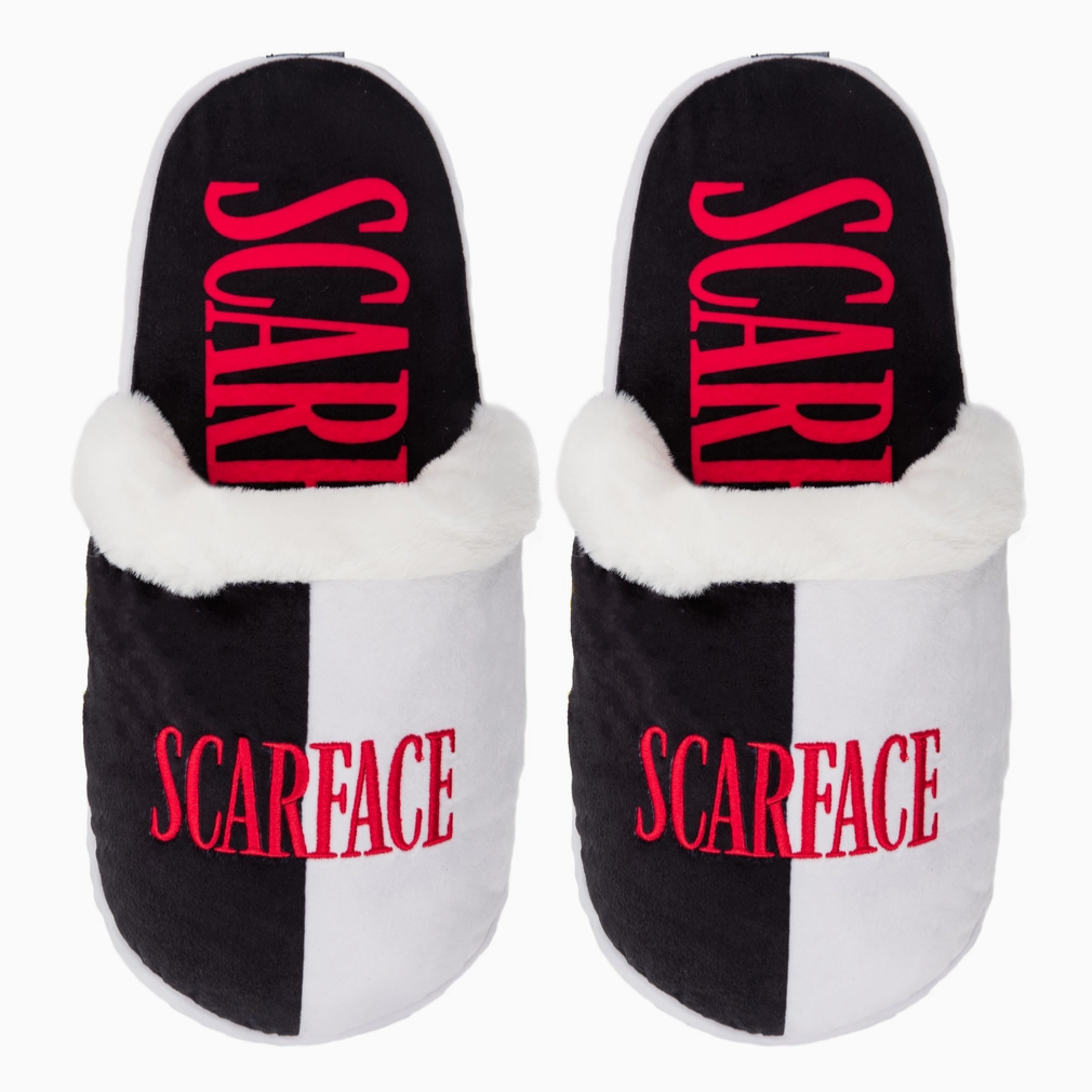 Scarface Fuzzy Slide Slippers