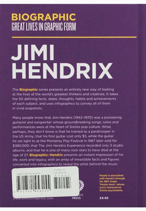 Jimi Hendrix Biographic Book