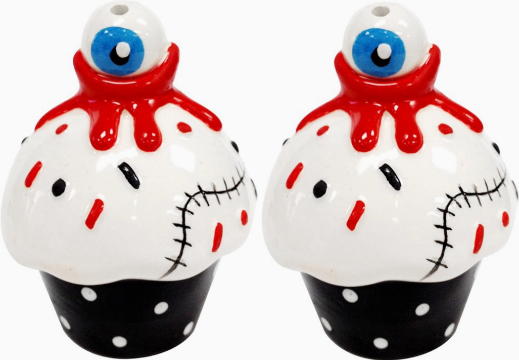 Sourpuss Bloody Cupcake Salt And Pepper Shaker