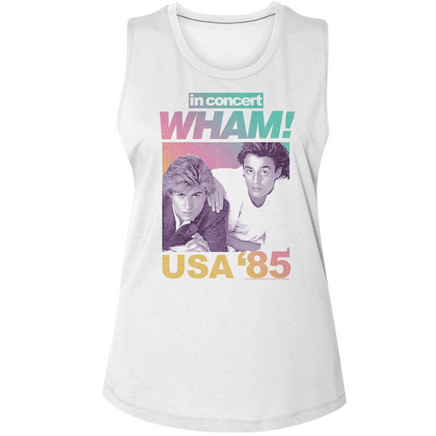 Discontinued Women's WHAM! USA '85 Muscle Tank Top