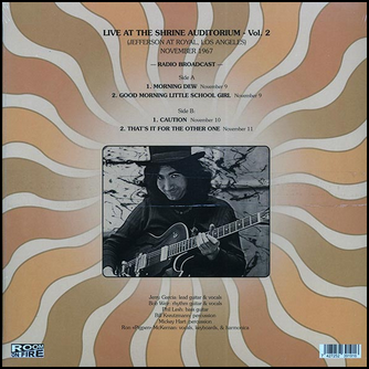 Grateful Dead - Live at The Shrine Auditorium Vol. 2 Vinyl LP