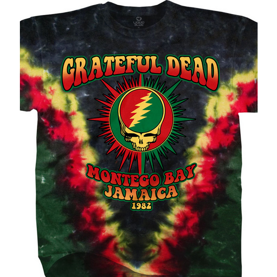 Men's Grateful Dead Montego Bay Jamaica Tie-Dye T-Shirt