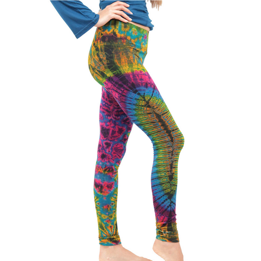 Women's Tie Dye Mudmee Spandex Leggings