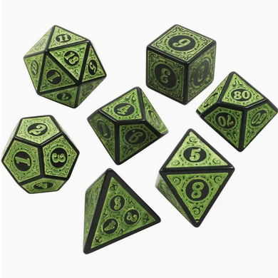 7 Piece Polyhedral Dice Set