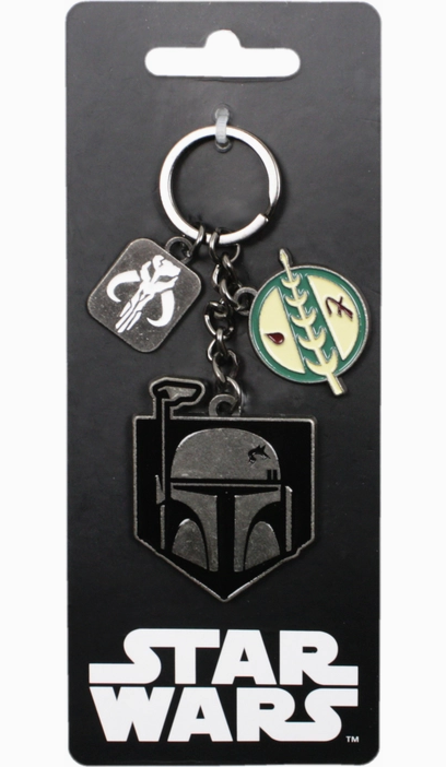 Star Wars Boba Fett Multi Charm Keychain