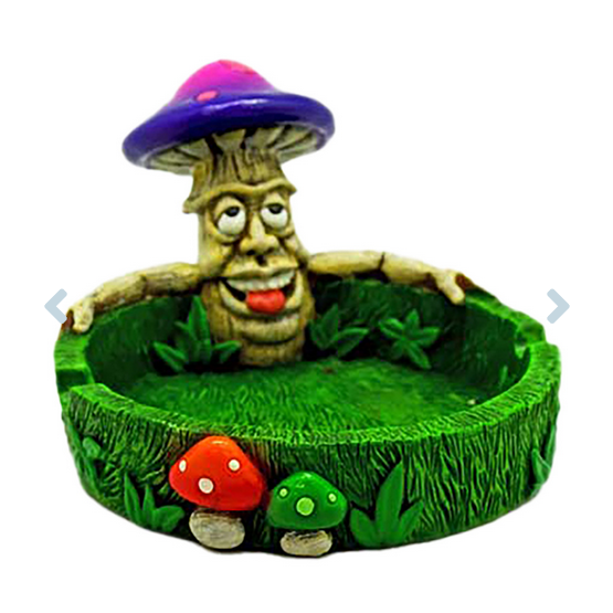 Stoner Mushroom Grassy Ashtray