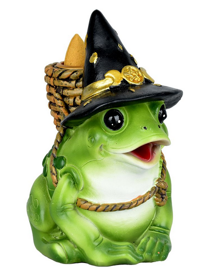 Bewitching Frog Backflow Incense Burner