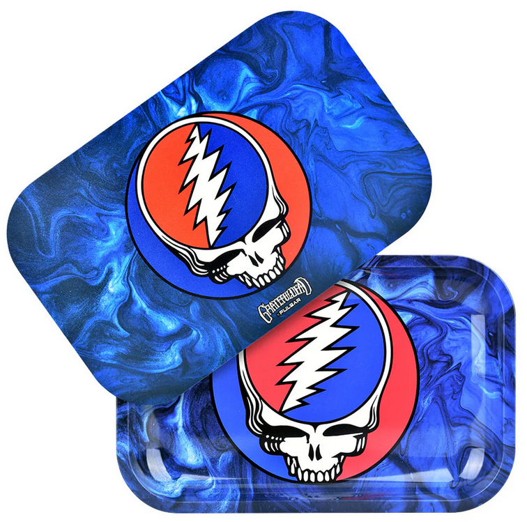 Grateful Dead Steal Your Face x Pulsar Metal Rolling Tray & Lid