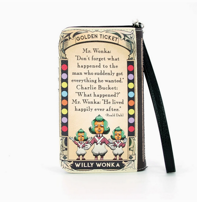 Charlie and the Chocolate Factory Book Wallet in Vinyl