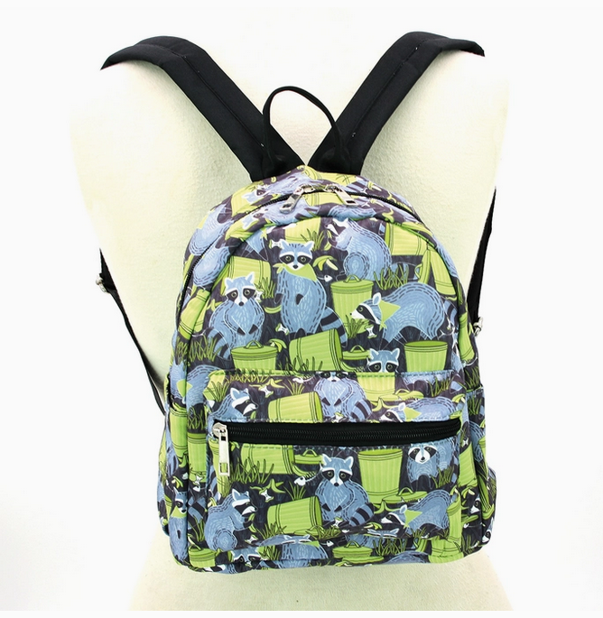 Raccoon Trash Mini Backpack