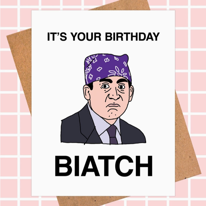 Prison Mike The Office Birthday Card