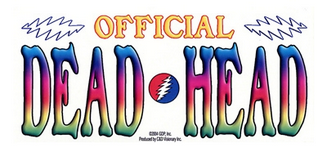 Grateful Dead Official Dead Head Sticker