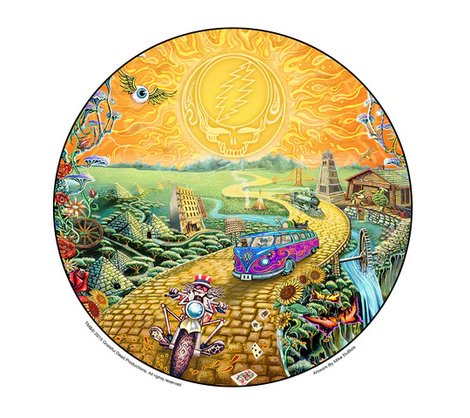 Grateful Dead Golden Road Art Print