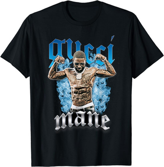 Men's Guicci Mane Blue Fire T-Shirt