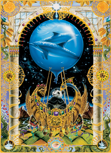 Trip To The Sun Dolphins Poster