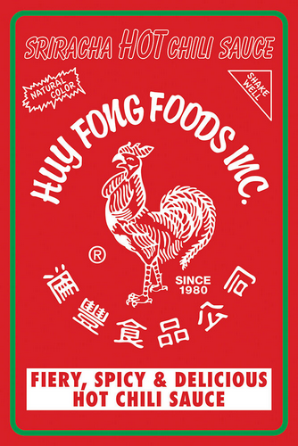 Sriracha Label Poster