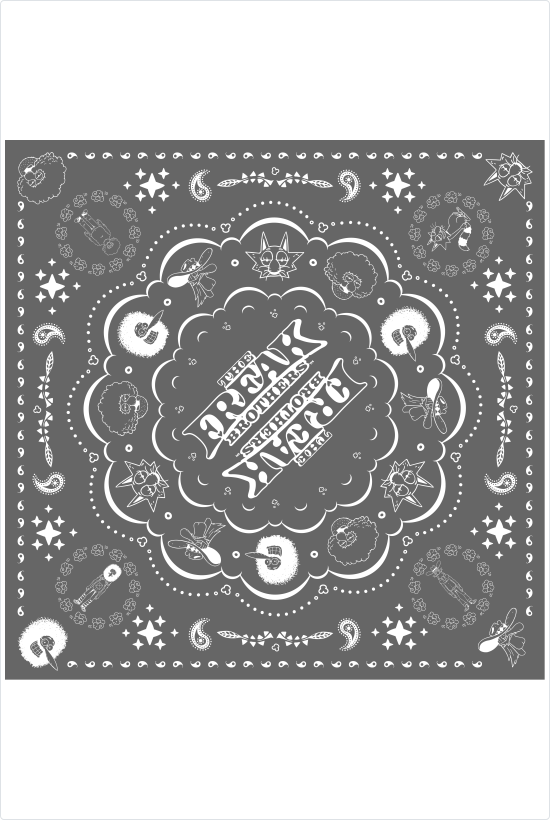 Freak Brothers Paisley Bandana