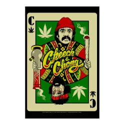 DISCONTINUED Cheech & Chong Playing Card Mini Tapestry