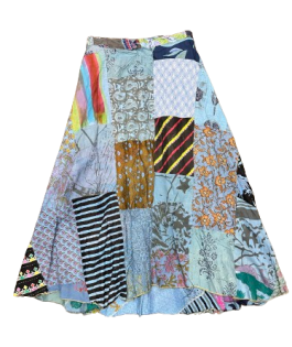 Women's Patchwork Wrap Skirt