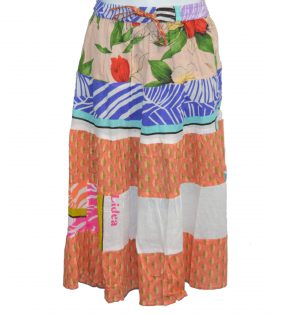 Women's Five Tier Maxi Skirt