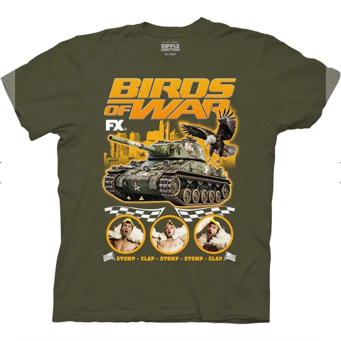 Men's It's Always Sunny In Philadelphia Birds Of War Eagle And Tank T-Shirt