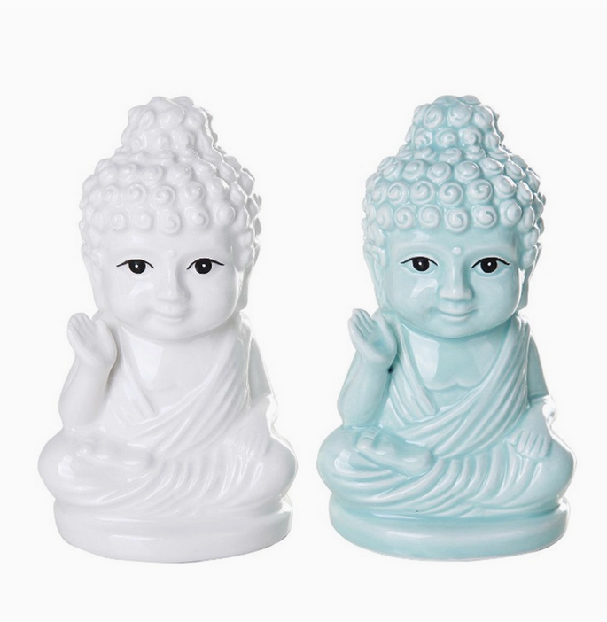 Enlighted Buddha Salt and Pepper Shaker Set