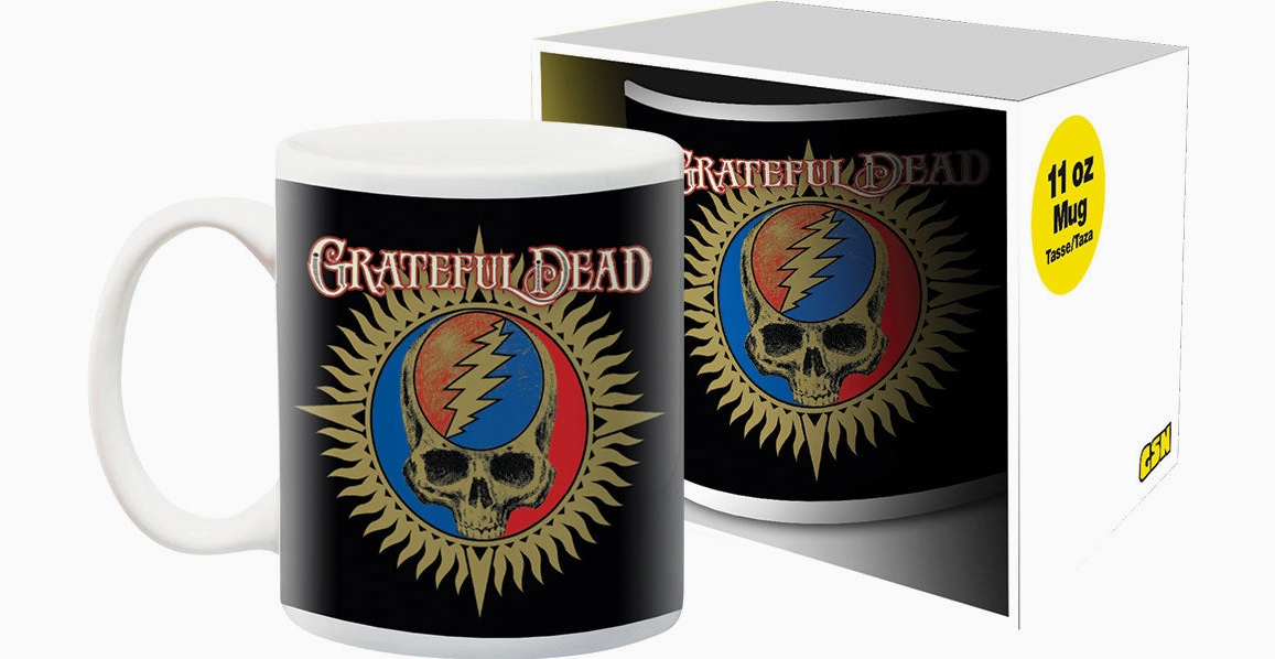 Grateful Dead Old School Stealie Sun Ceramic Mug