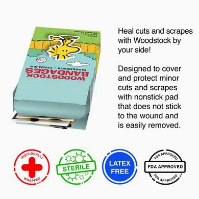 Peanuts Woodstock Adhesive Bandages