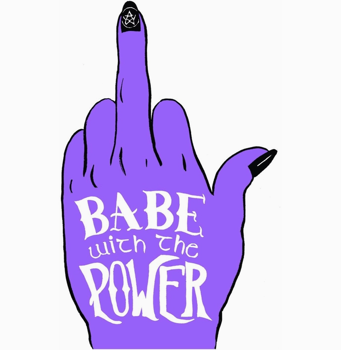 Babe With The Power Enamel Pin