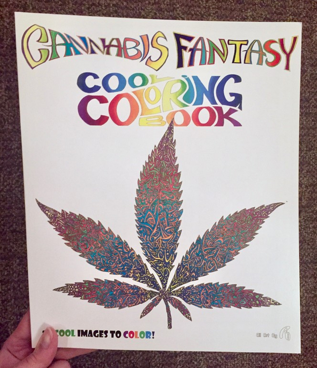 Cannabis Fantasy Cool Coloring Book + Cannabis Fantasy Cool Coloring Book