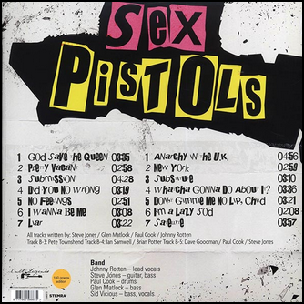 Sex Pistols Agents Of Anarchy Vinyl LP