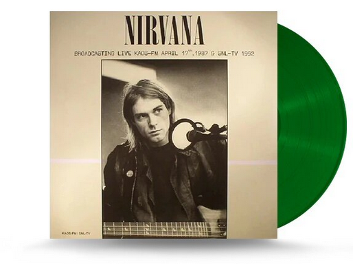 Nirvana Broadcasting Live 1987 Green Vinyl LP