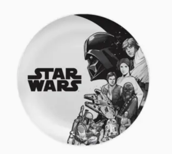 Star Wars Collage 8" Ceramic Plate