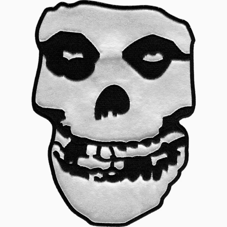 Misfits Crimson Skull Large Back Patch