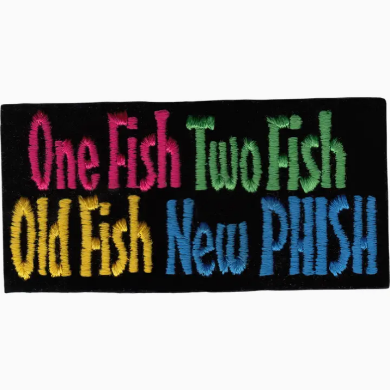 Phish "One Fish, Two Fish, Old Fish, New Phish" Patch