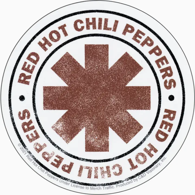 Red Hot Chili PeppersFaded Asterisk Logo Sticker