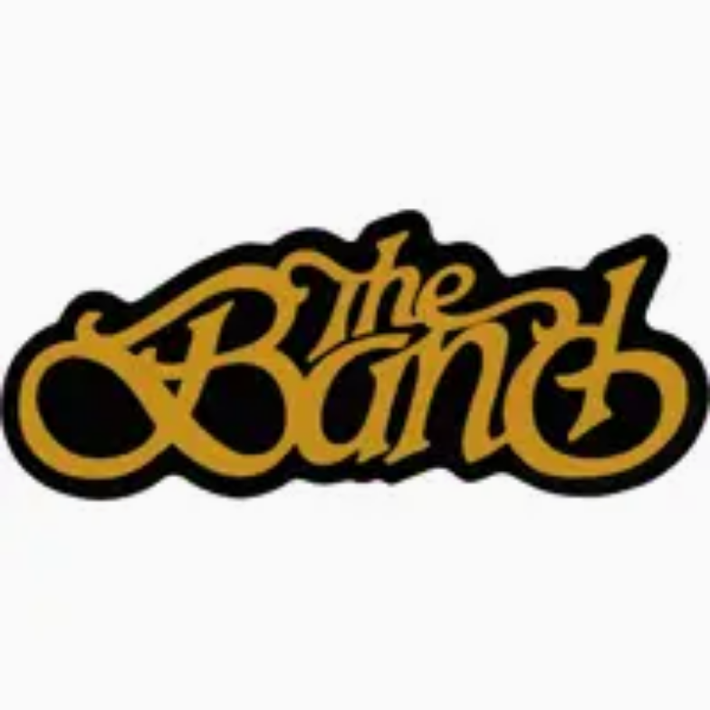 The Band Yellow Logo Sticker