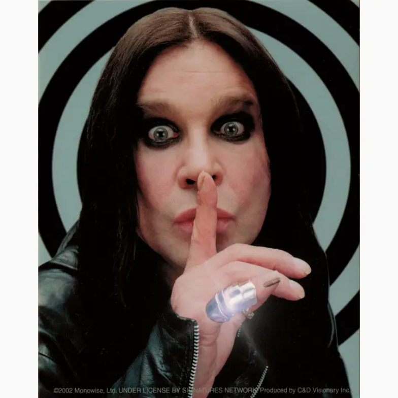 Ozzy Osbourne Shush Sticker