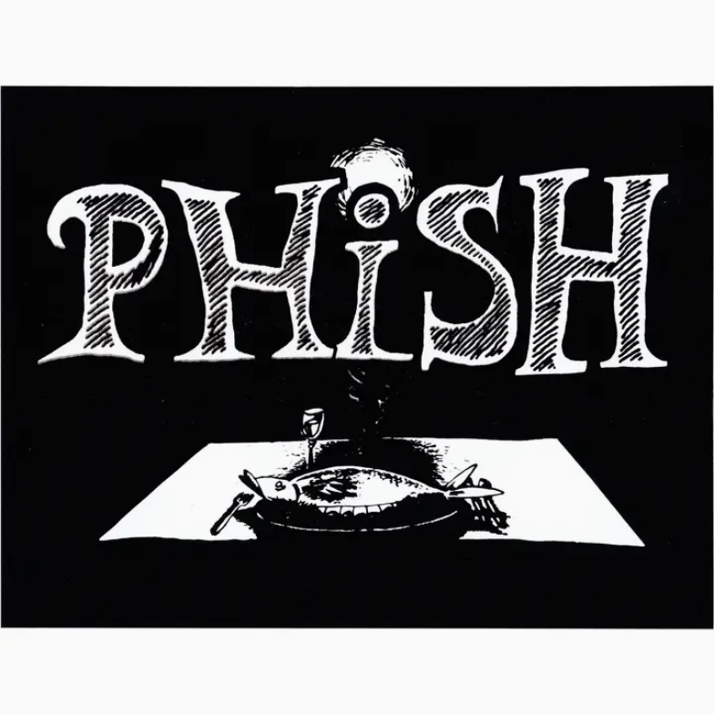 Phish Dead Fish Sticker