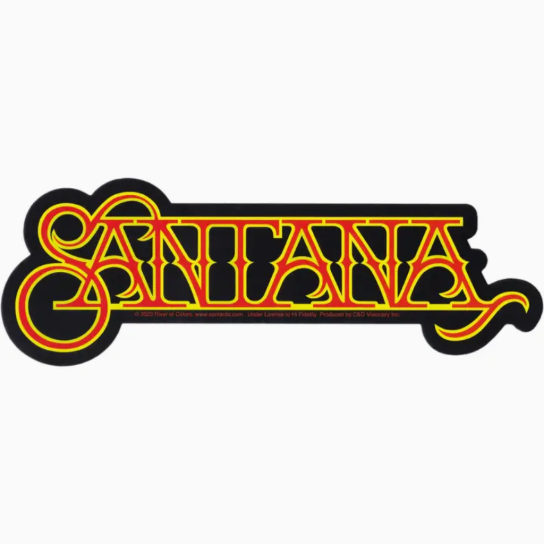 Santana Large Logo Sticker