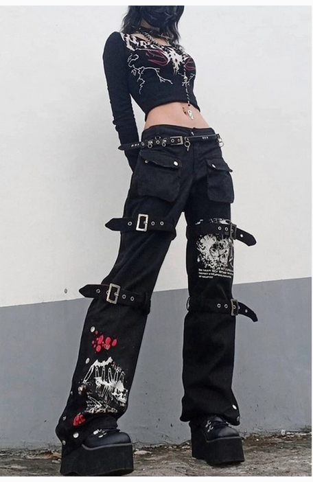 Women's Low Waist Bondage Jeans
