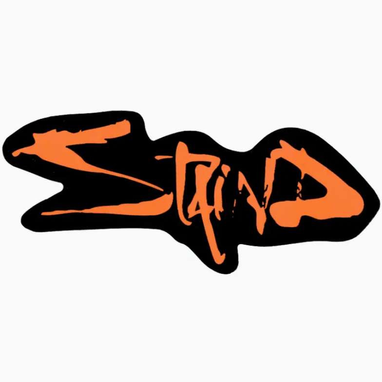 Staind Large Orange Logo Sticker