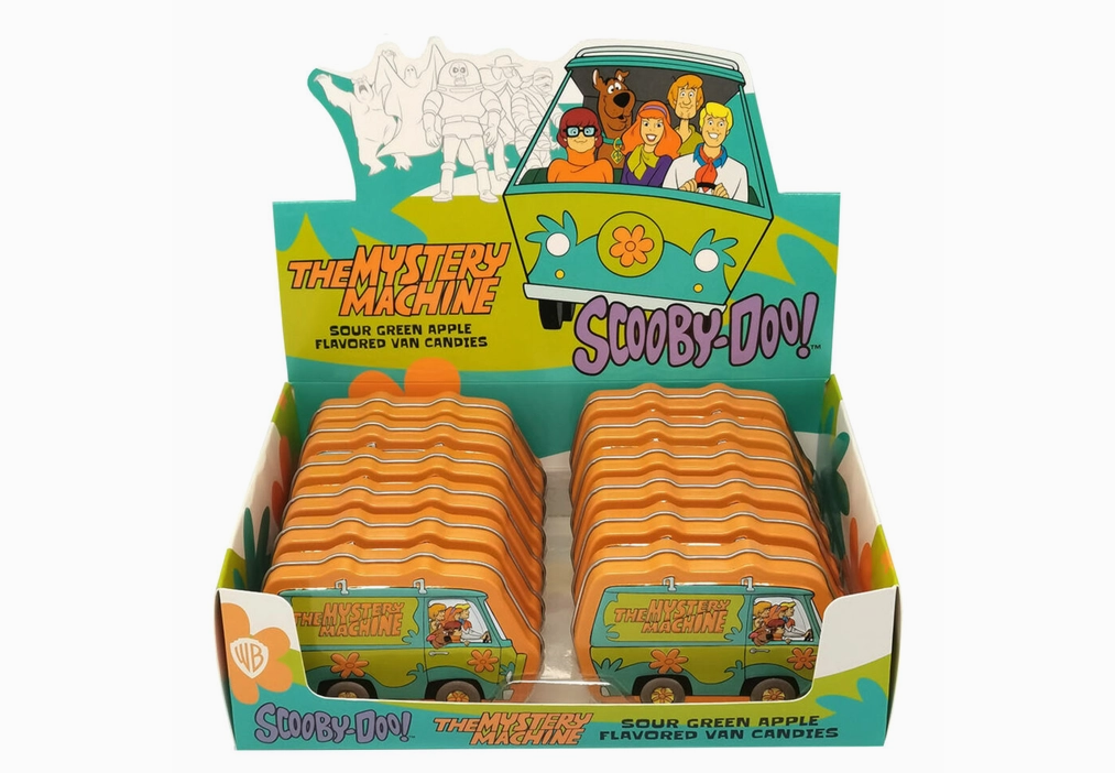 Scooby-Doo Mystery Machine Sour Green Apple Candy Tin